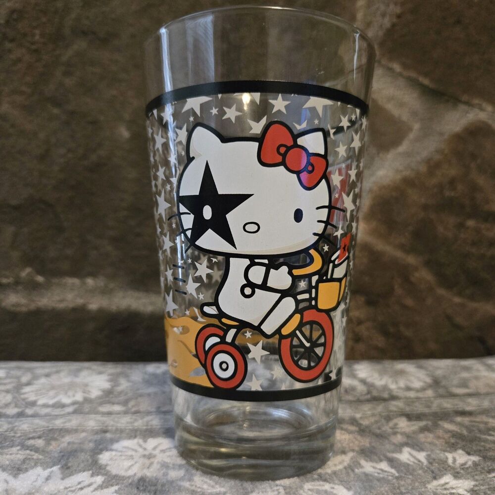 2013 Sanrio Hello Kitty KISS Band 16oz Starchild Tricycle Pint Glass
